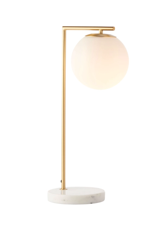 Table lamp Remi Satin Brass & Marble
