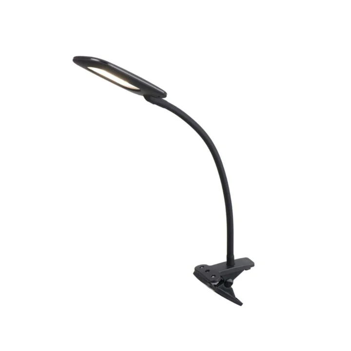 Clamp lamp Bryce 4.8W LED BLK