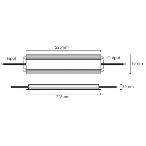 Driver LED VDX150W 150w 24v IP67