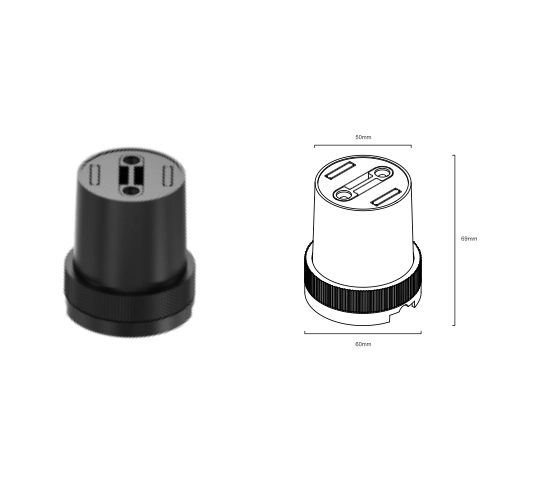 Belt fixed node Z3000-48.BCC.BK 48V