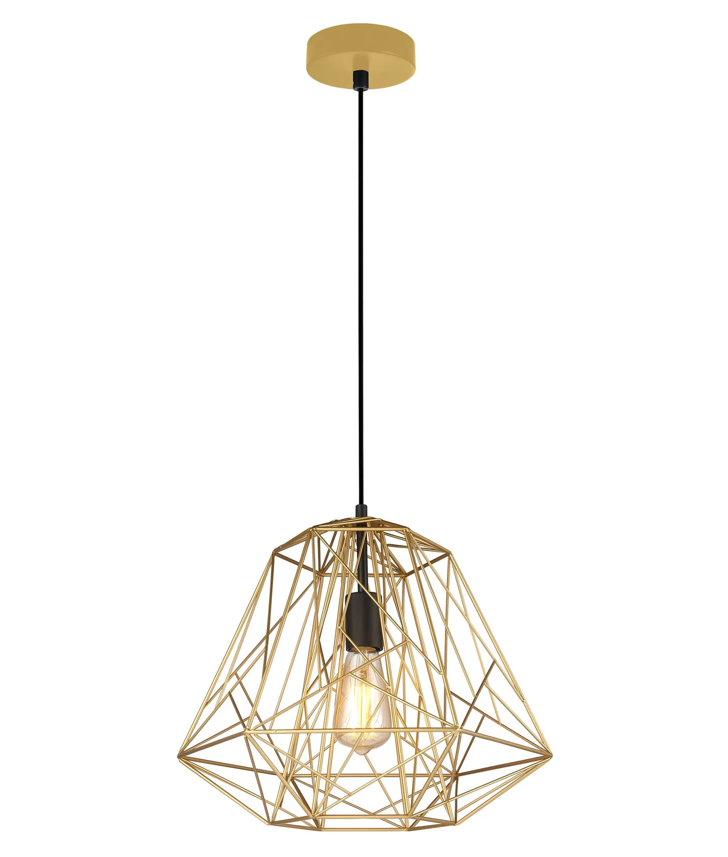 Pendant lamp MARTE Geometric Design Gold