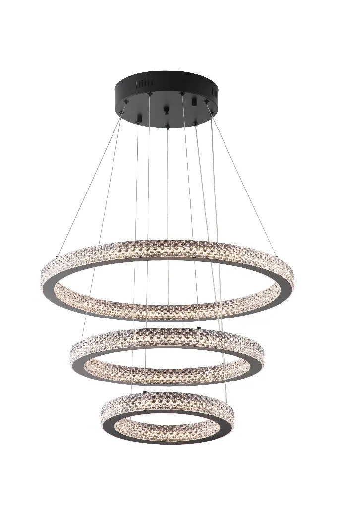 Pendant lamp ANILLO 3 Rings LED 35W BL