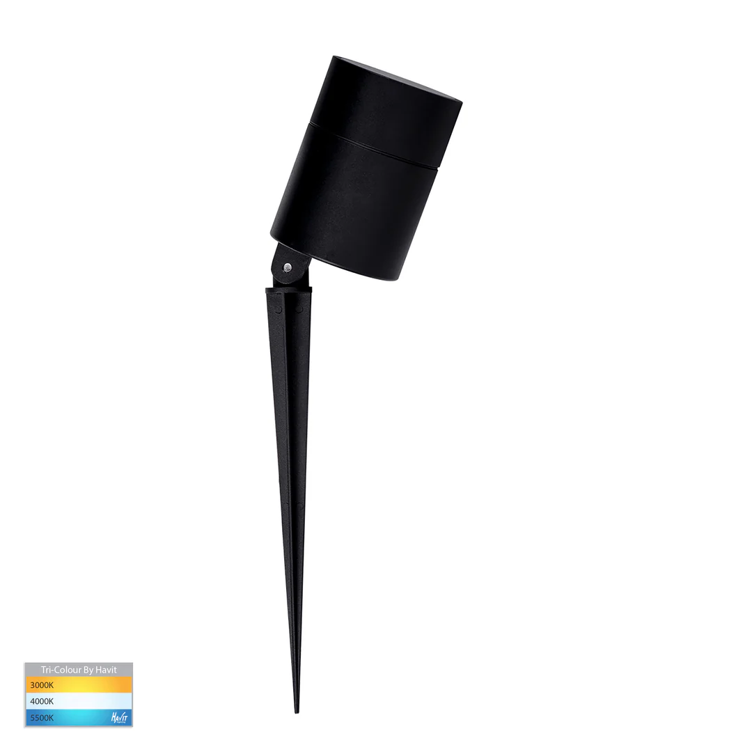 Garden light Oasis Black 12w TRI Colour LED HV1429T-12W IP65