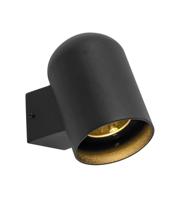 Wall light KEILA 1 Exterior Oval Surface Mounted Wall Lights IP65 35W LED BLK