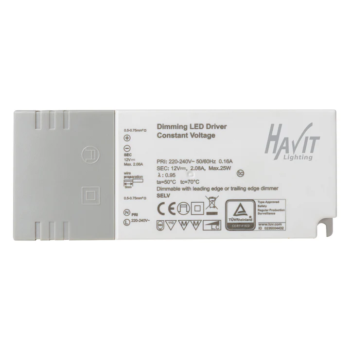 Driver LED HV9668-24V25W Triac Dimmable