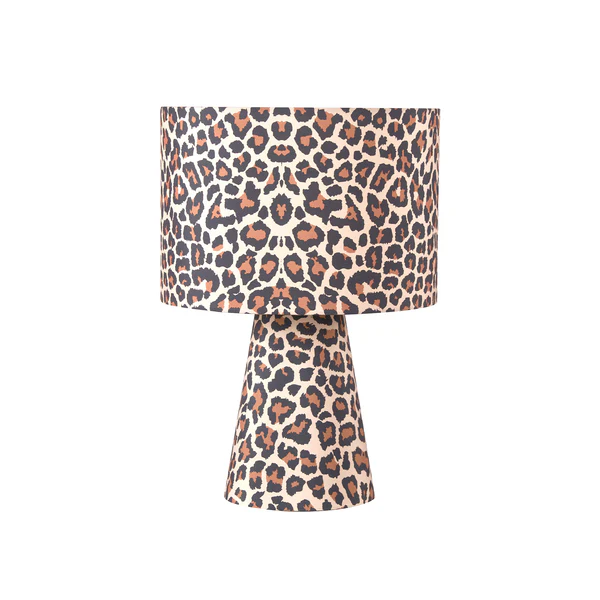 Table lamp Momo Leopard E27 BRW