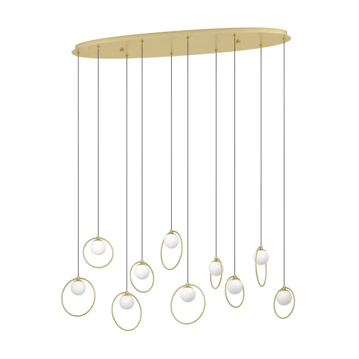 Pendant lamp PORTOCOLOM 10 LED 30W 3K BRS