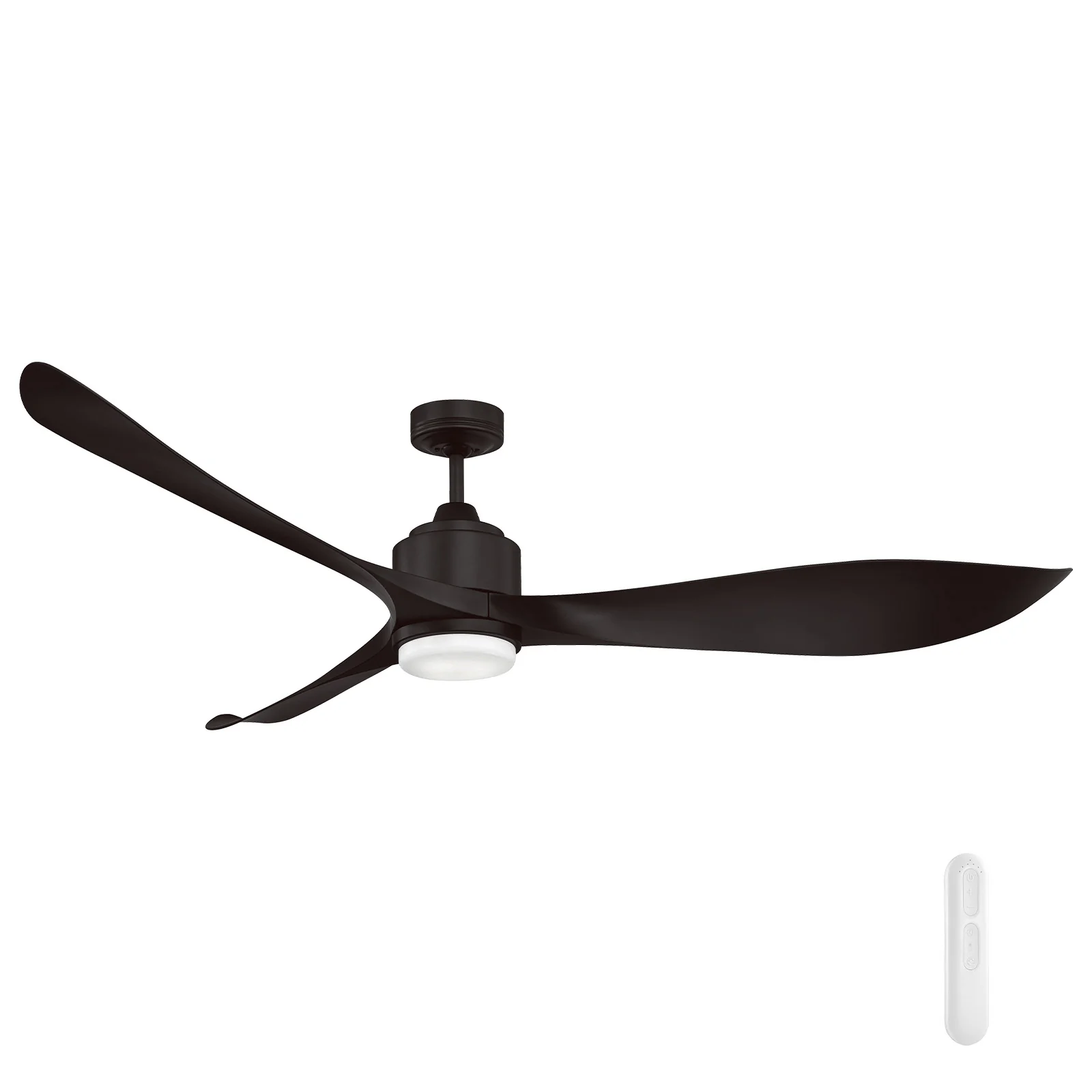 Ceiling fan Eagle XL DC with LED 18W and Remote D66 BL