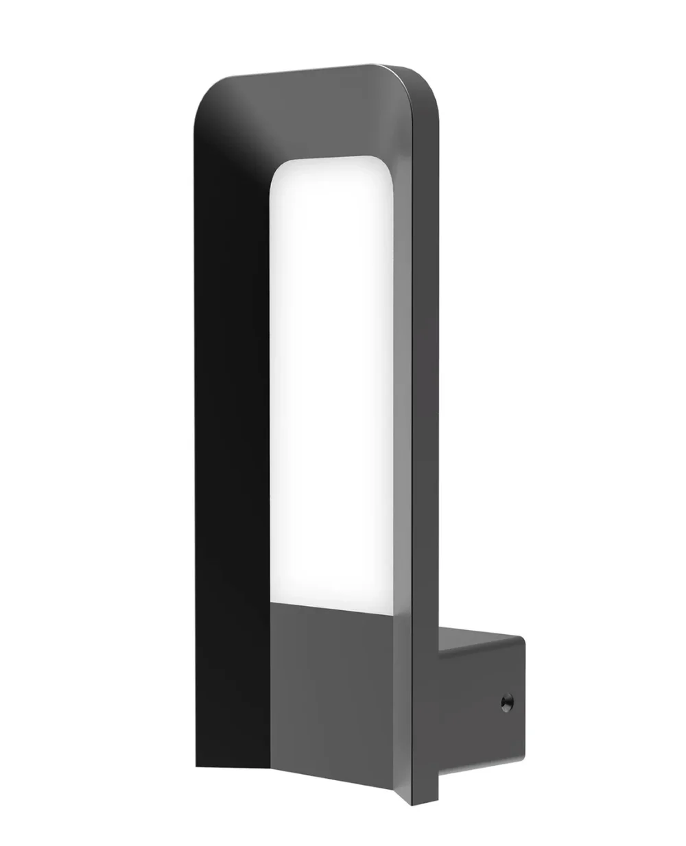 Wall light HATHOR 1 LED Dark Grey Rectangular IP54