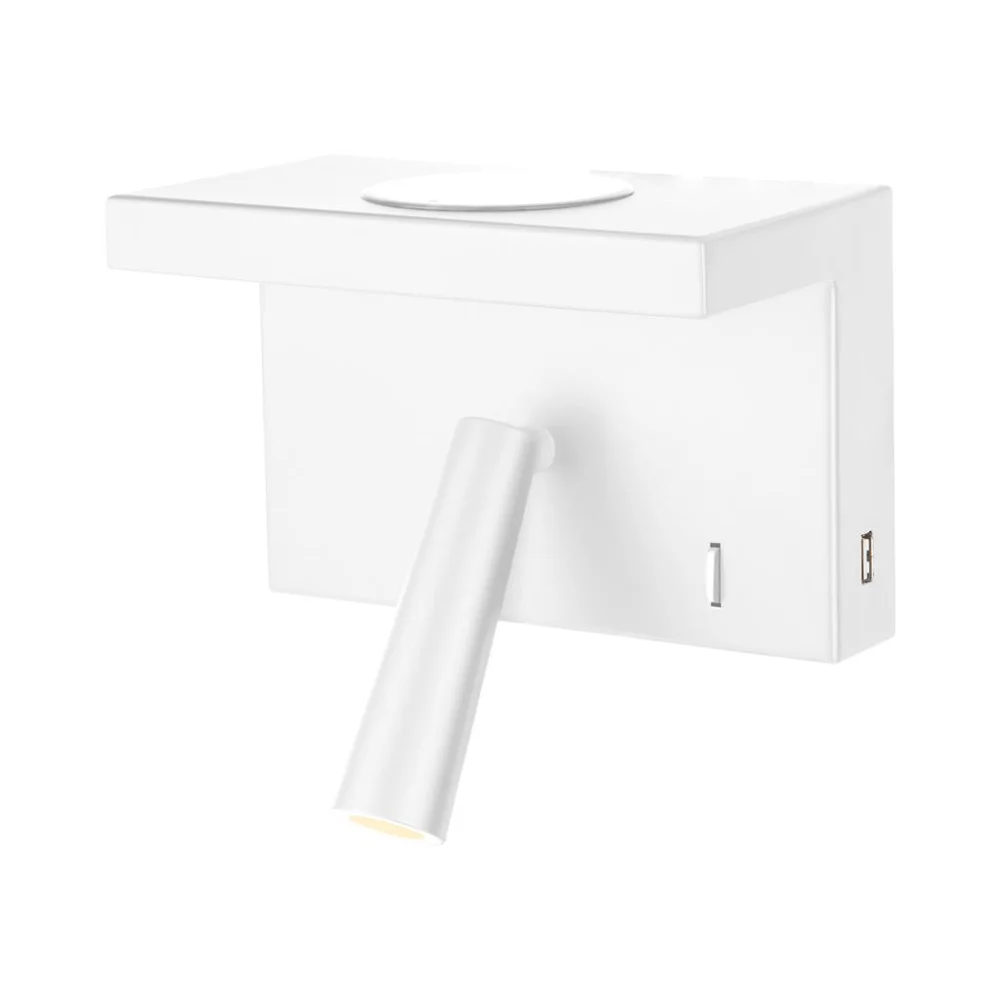 Wall lamp CHARGE-01 Wireless charger WHT