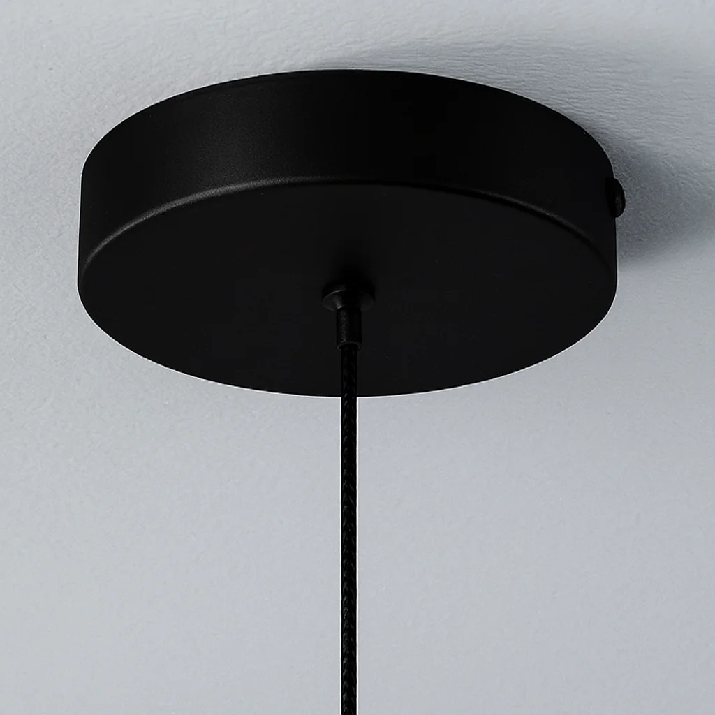 Pendant lamps basement - canopy D100 BLK