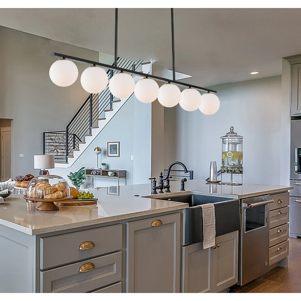 Pendant MARSTEN 7 Lights BLK