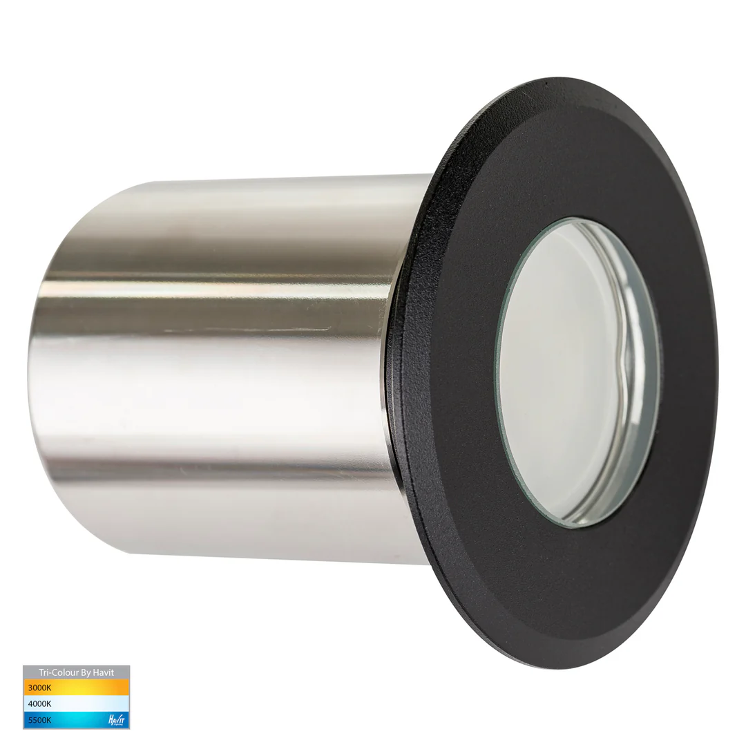 Step Inground light Ollo MR16 5W 3CCT 12V HV19022T-BLK