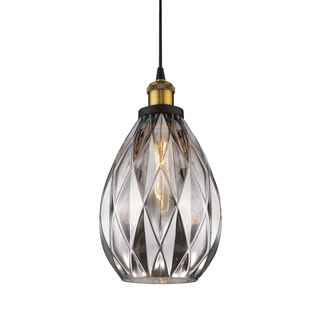 Pendant lamp EVELYN 31352 E27 GRY