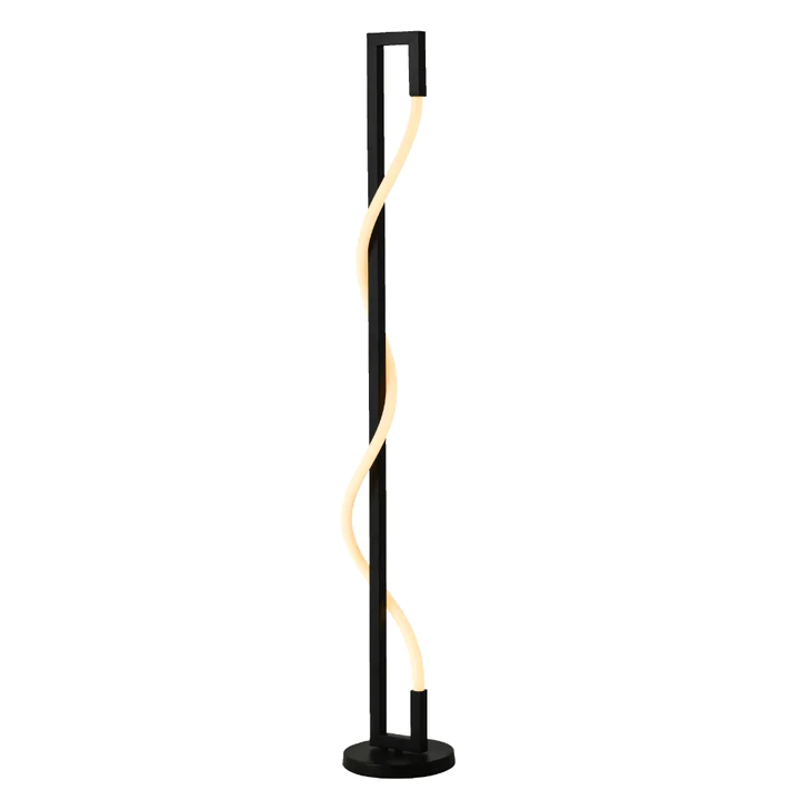 Floor lamp CURVAL 30w LED 3 STEP DIM D230 4k BLACK