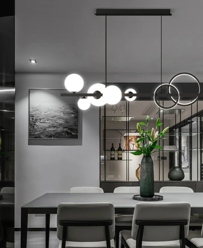 Pendant lamp Lewis 5 G9 LED 15W 3K BLK