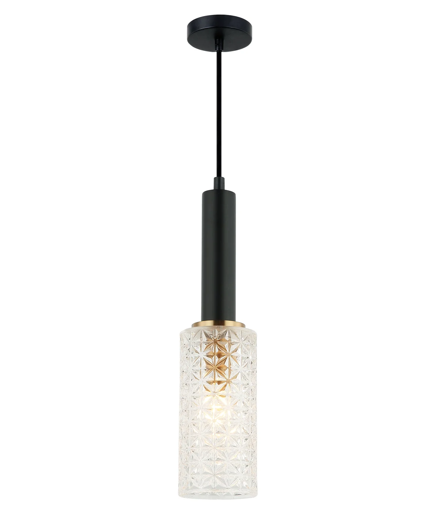 Pendant lamp CLEO Oblong Cut Glass