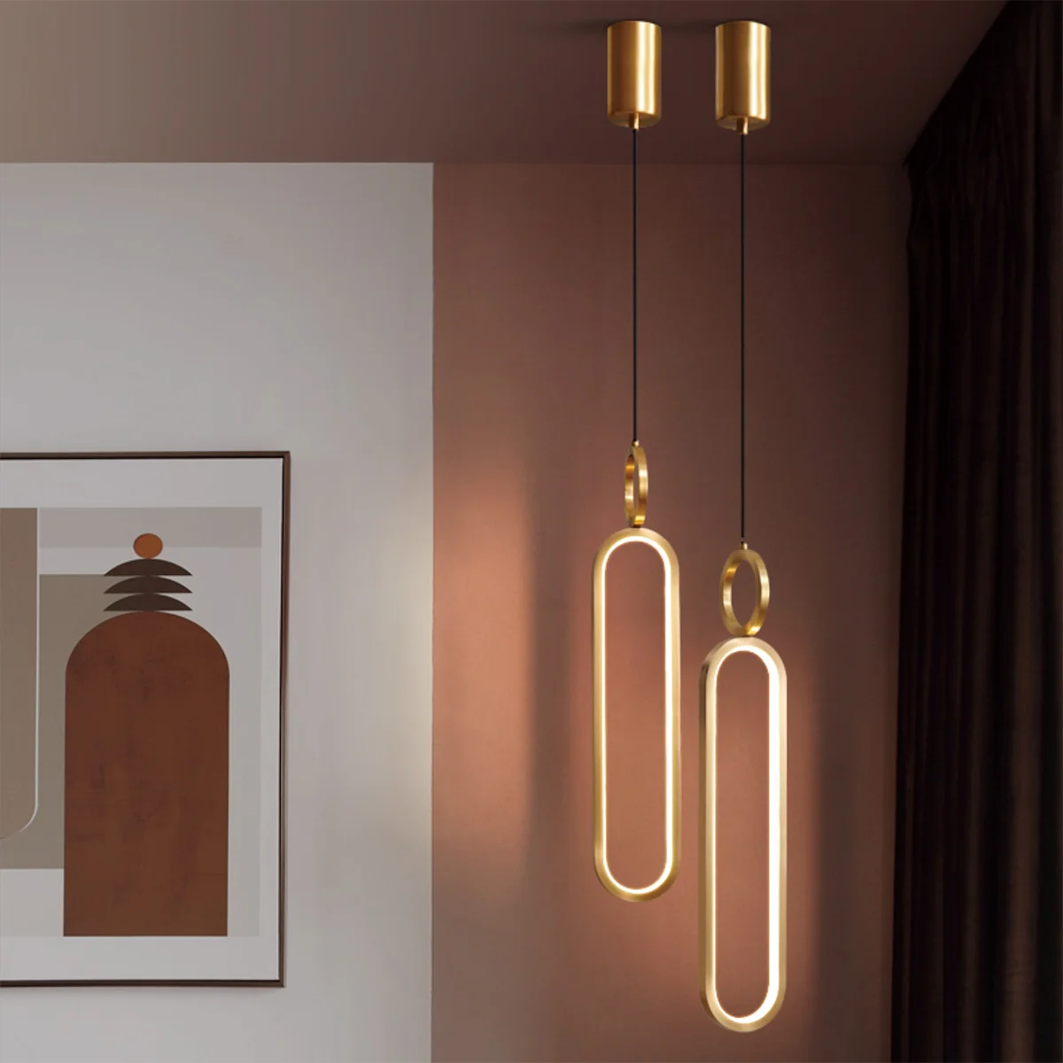 Pendant lamp Aura P80 H49 GL