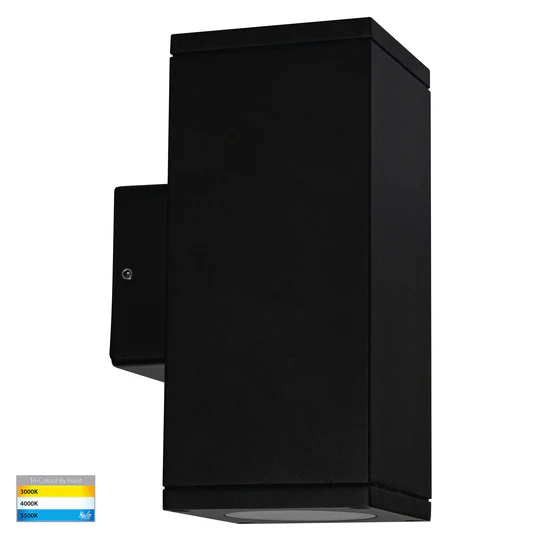 Wall light Quadru Up-Down GU10 3CCT HV3624T-BLK IP54