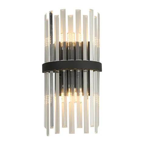 Wall light Oxford 2xE14 Black