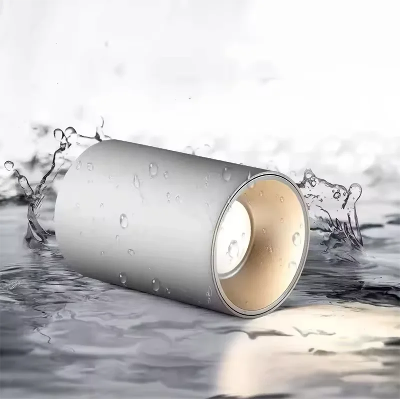 Surface downlight Gold Cylinder ZTUBE-10.75.CCT.WHW LED 10W