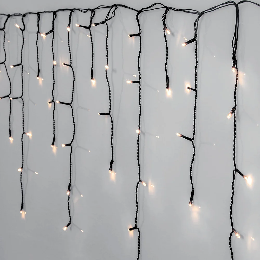 Icicle lights crisp white 12m Icicle lights crisp white 12m