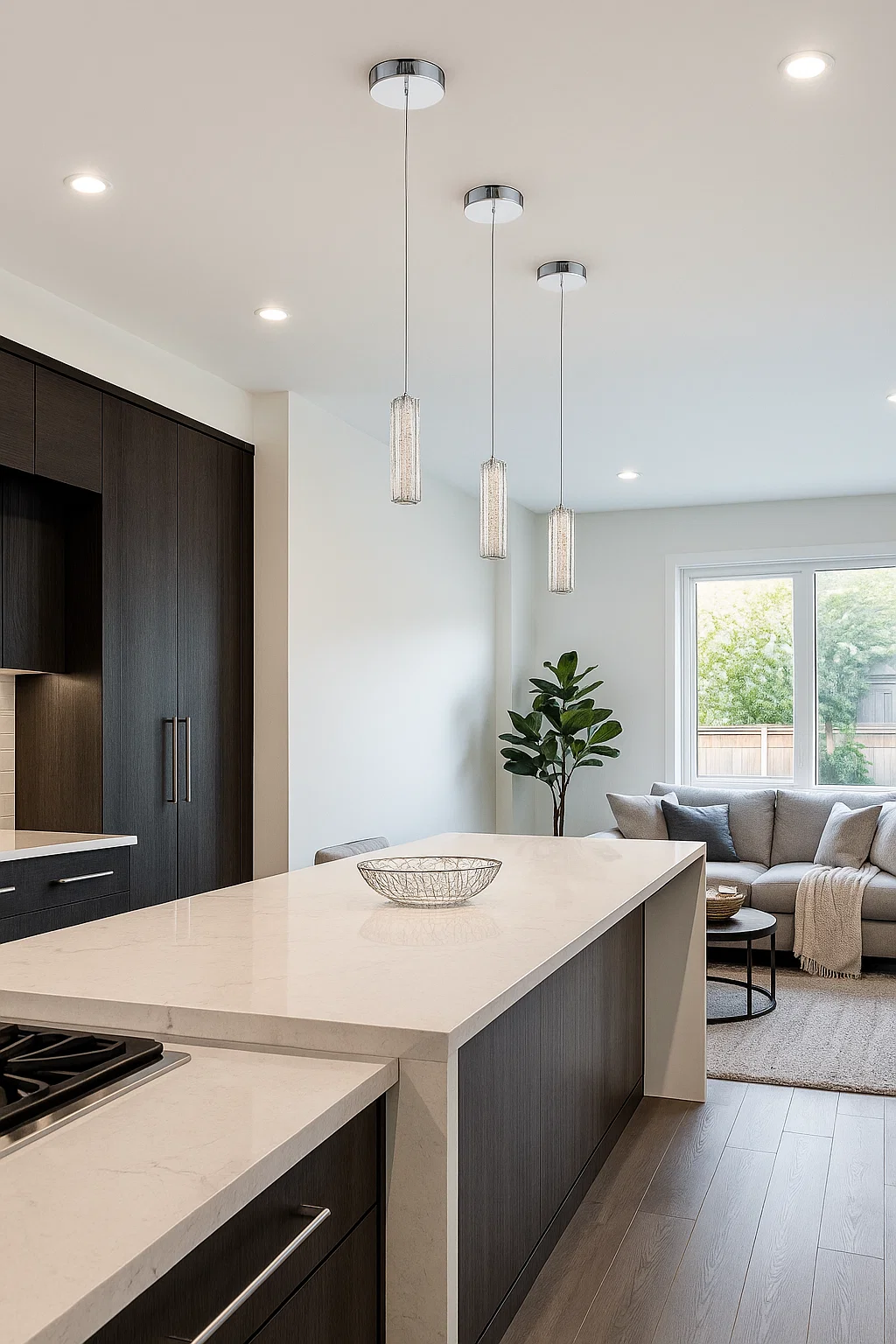 Pendant lamp Mania 1 Crystal LED 7W CCT Dim D18 CHR remote