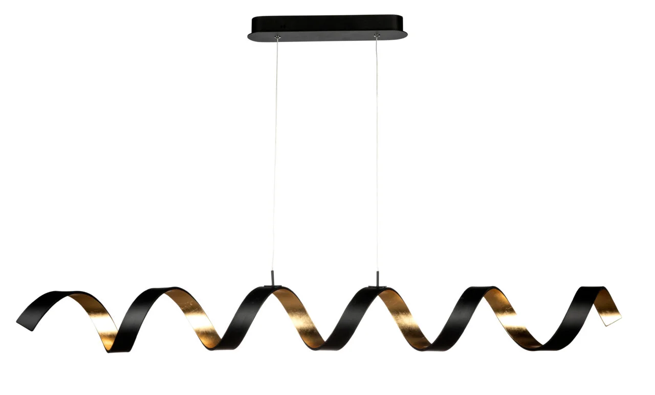 Pendant lamp SERPER-130 LED 30W 4K Black