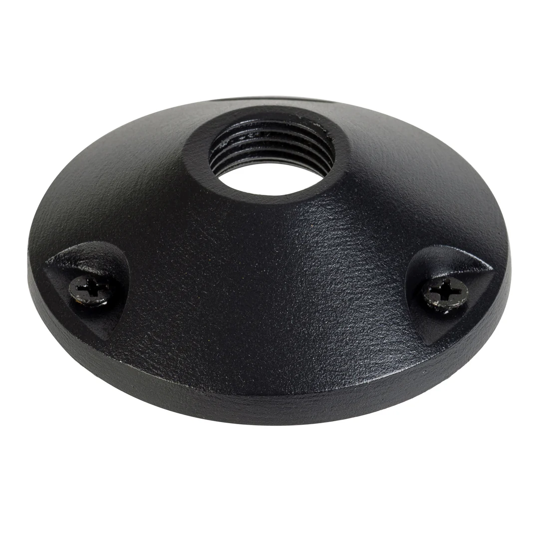 Black Surface Mounted solid brass Base HV145-BLK-BASE