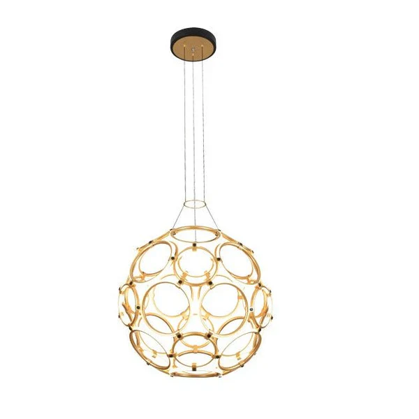 Pendant lamp Aras ball LED 60W 3CCT BLK