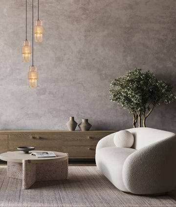 Pendant lamp Hueca E27 72W AMB
