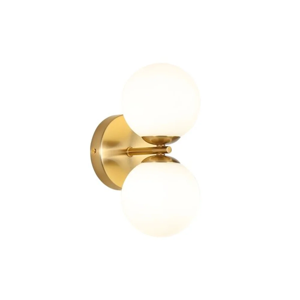 Wall light OBERON 2 G9 IP44 BRS
