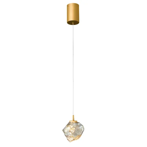 Pendant light Gem 1lt LED 3W 3K GLD