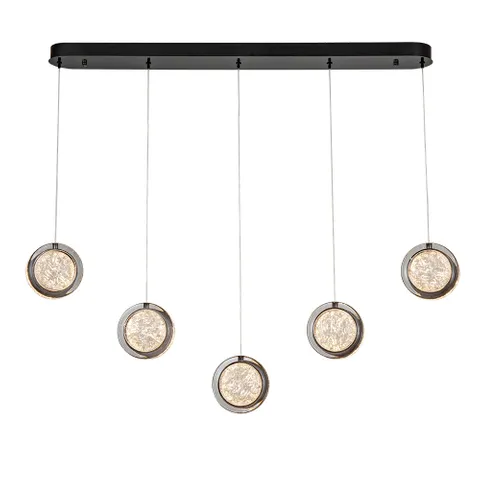 Pendant light Yoyo-5 Bar LED 50W 3CCT BLK
