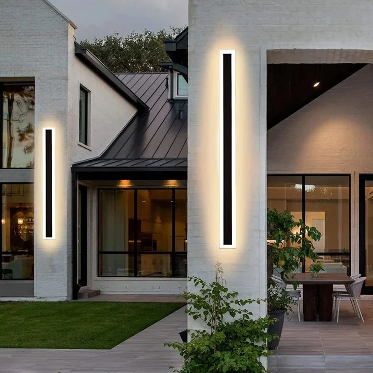 Wall light Equator 150 LED 40W 3K IP65 BLK