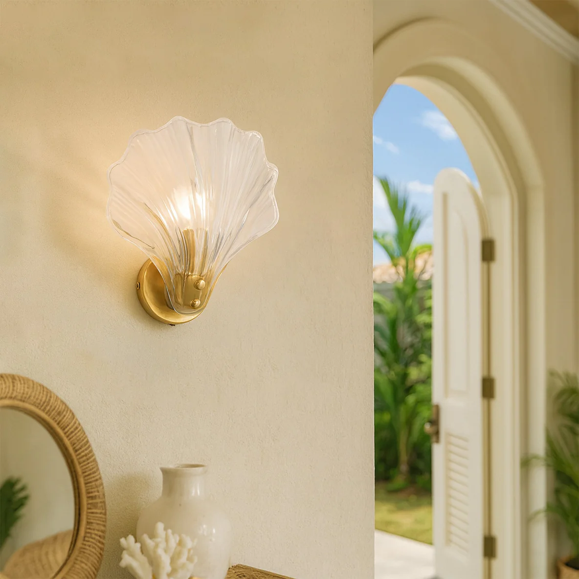 Wall lamp Aurora Clear Glass E14 BR