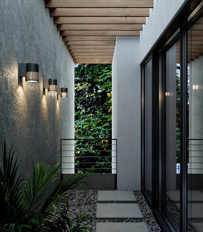 Wall light Aludra E27 BLK