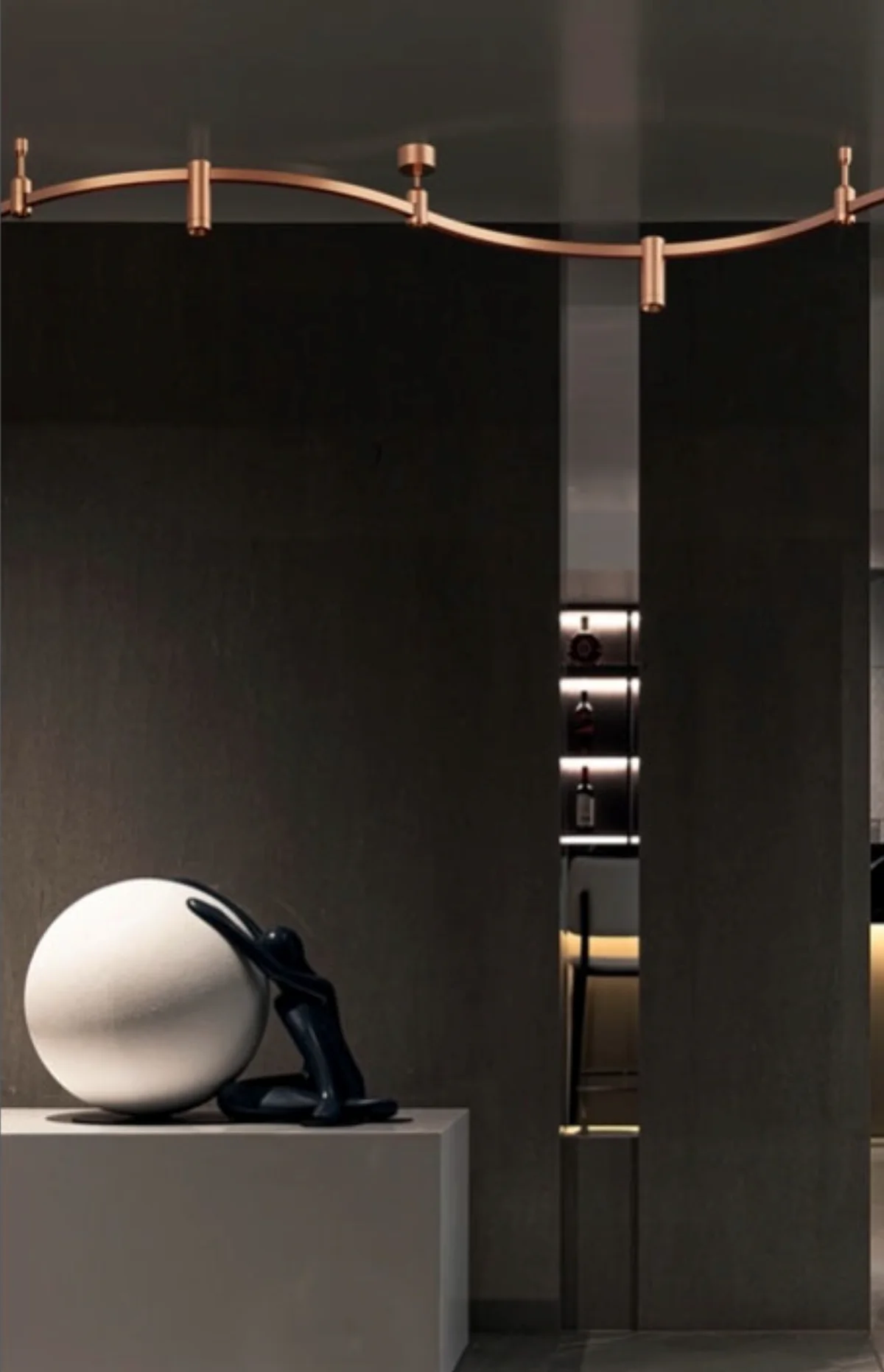 Surface track Gold Luma set Modern 7 Z4000 L200 LED 16W 3K