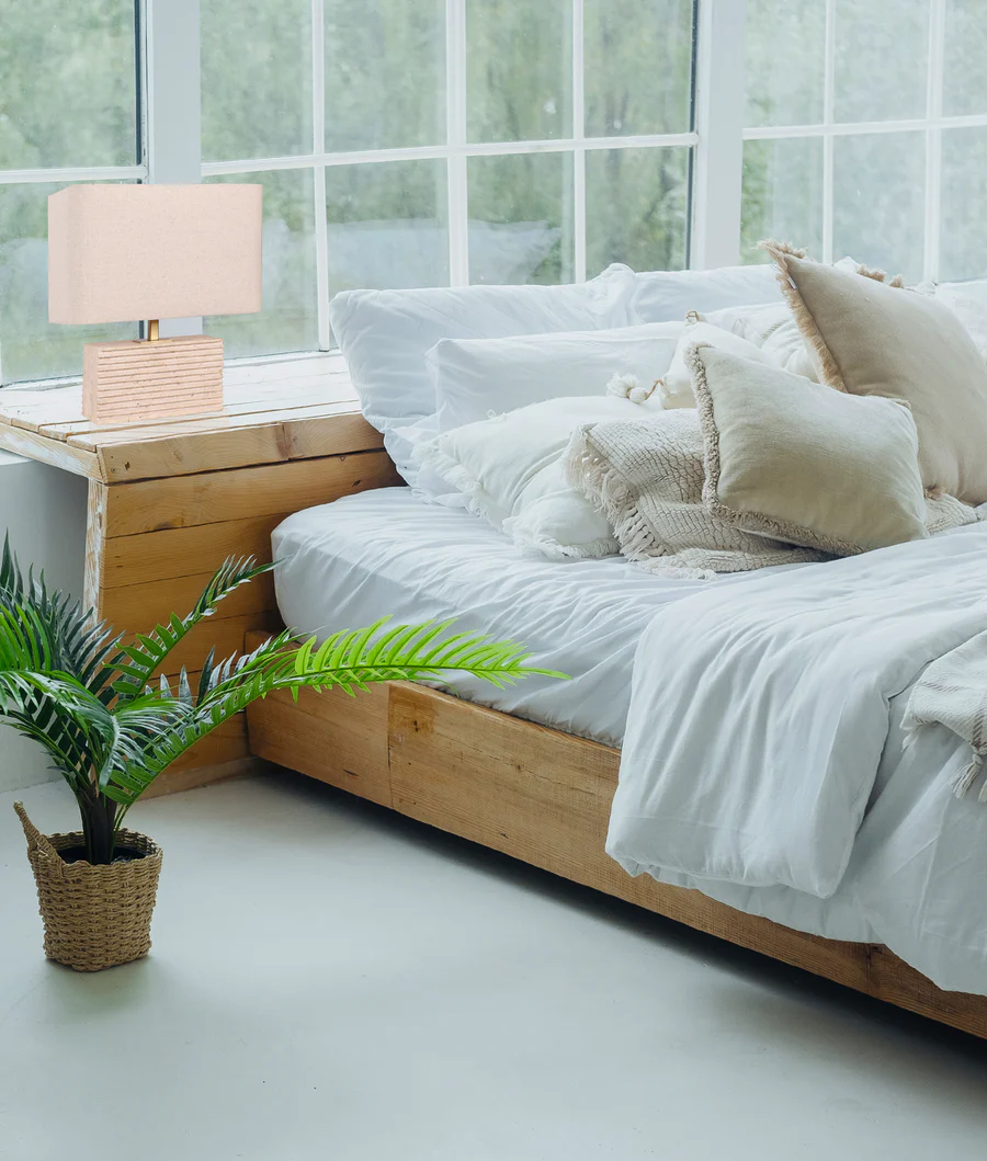 Table Lamp Sagitta 5 Rectangle Travertine e27