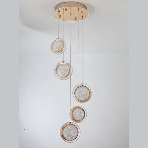 Pendant light Yoyo-5 LED 50W 3CCT GLD