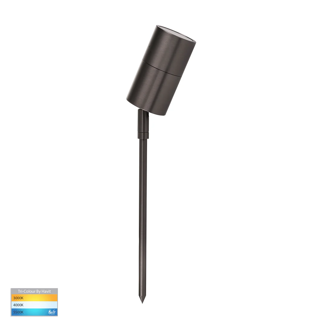 Garden light Tivah Graphite Coloured TRI Colour LED HV1477T IP65