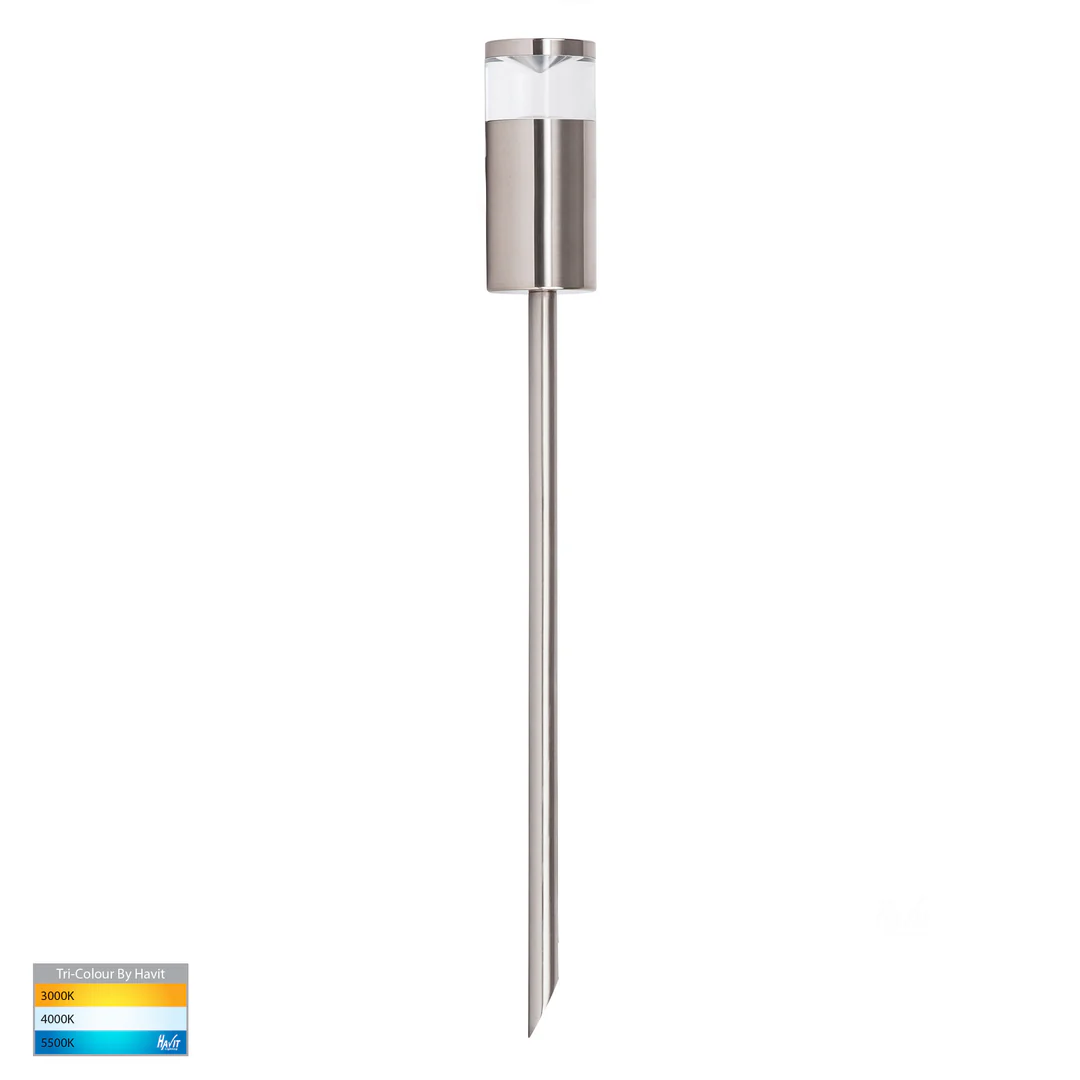Garden light Highlite Titanium Coloured Aluminium TRI Colour LED HV1489T-TTM IP65