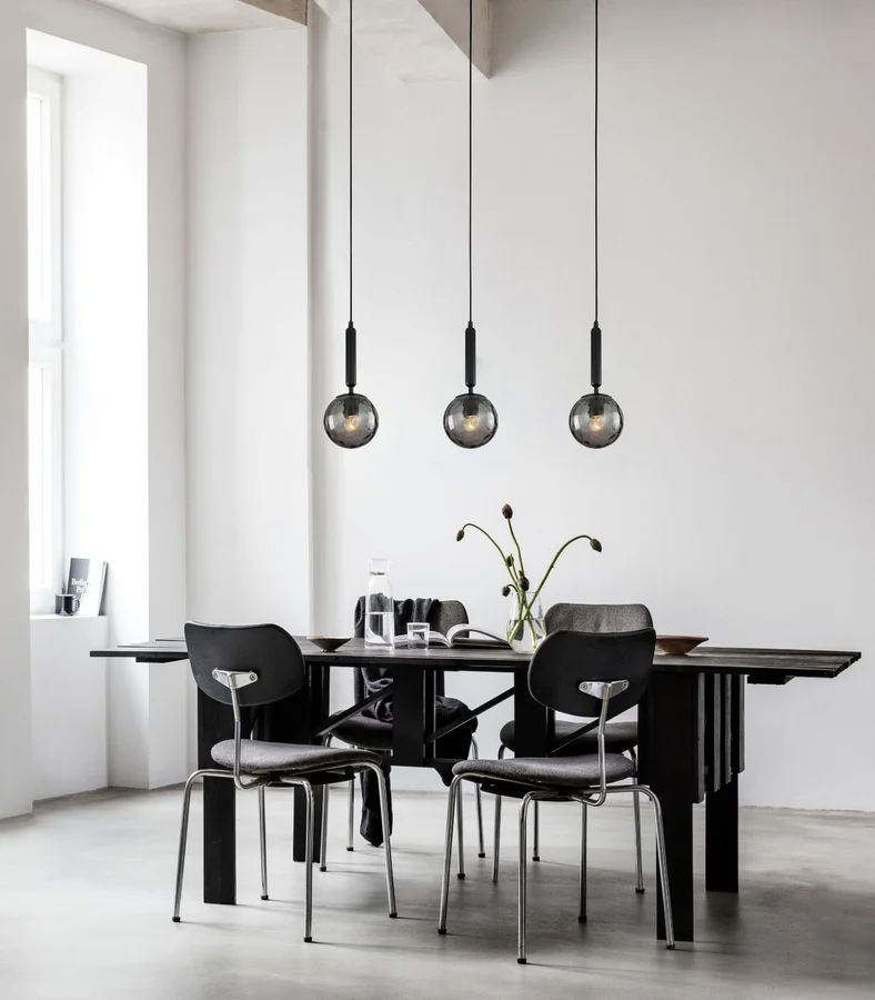 Pendant lamp TRATTINO 2 E27 black