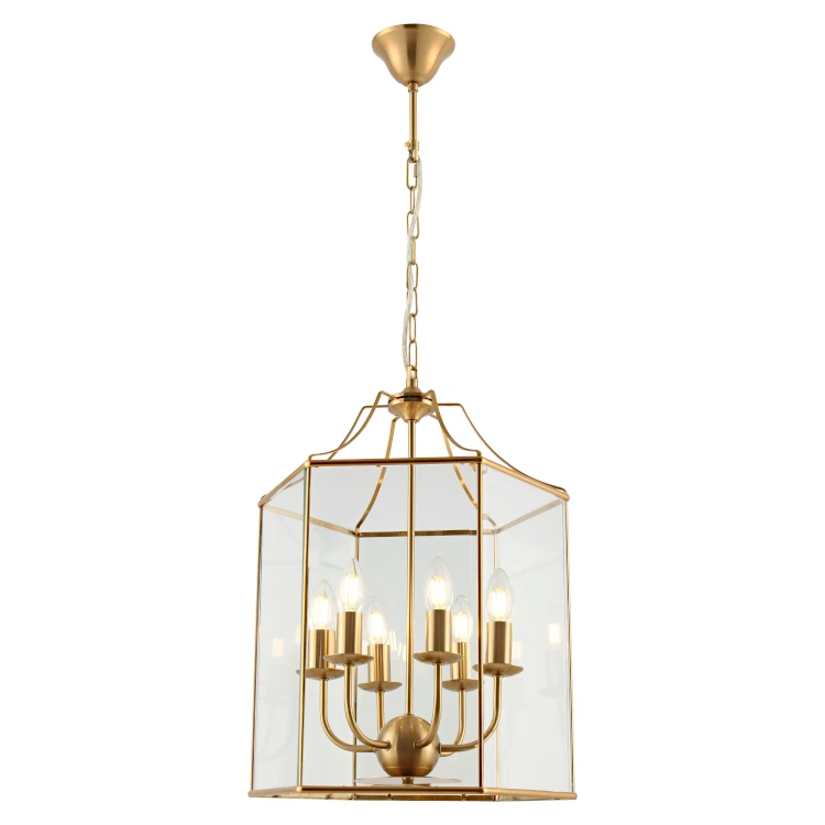 Pendant Light Arcadia 6LT E27 GLD