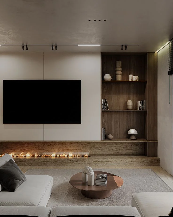 Recessed track set for Living Edge 4M 7lt LED 45W BLK