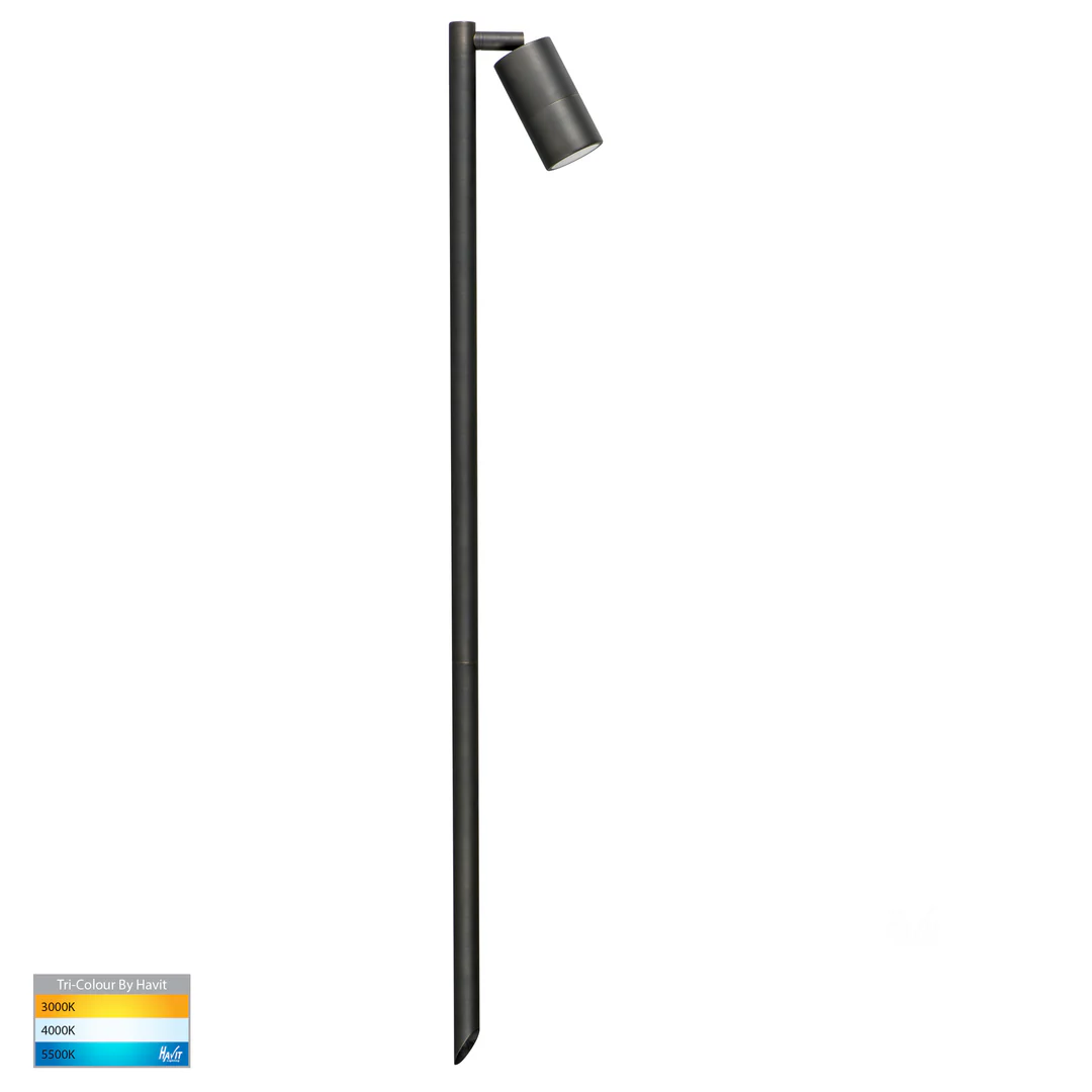 Garden light Tivah Antique Brass TRI Colour Single Adjustable LED HV1403T-AB IP65