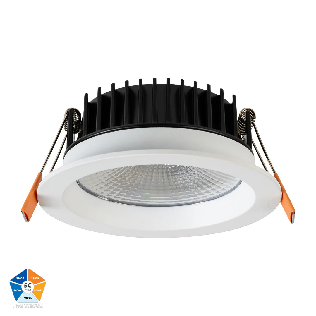 Recessed downlight Ora WHT 5CCT Fixed LED 13W IP54