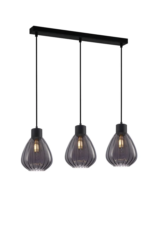 Pendant lamp TULIP2X3S E27 black