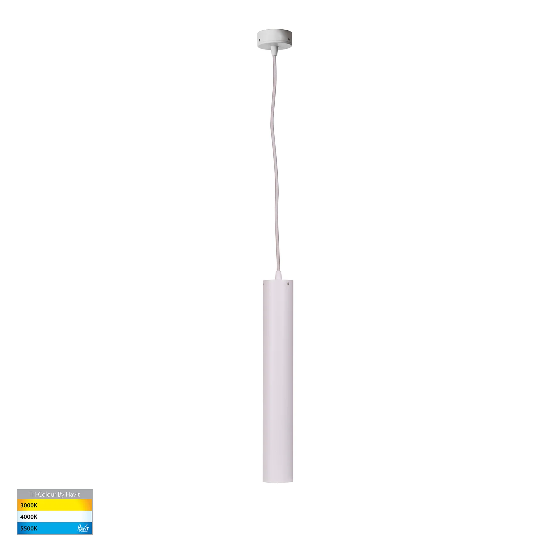 Ceiling lamp Henger Cylinder LED 9W HV5899T-WHT CCT Dim