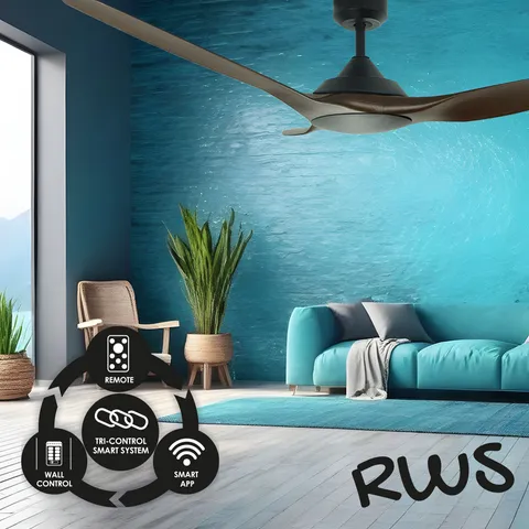 Ceiling Fan Raven RWS 46 High Airflow WIFI WAL